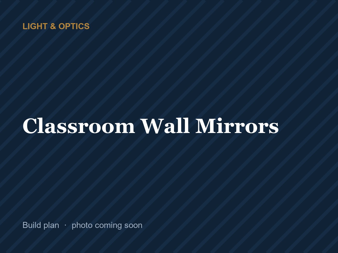 Classroom Wall Mirrors