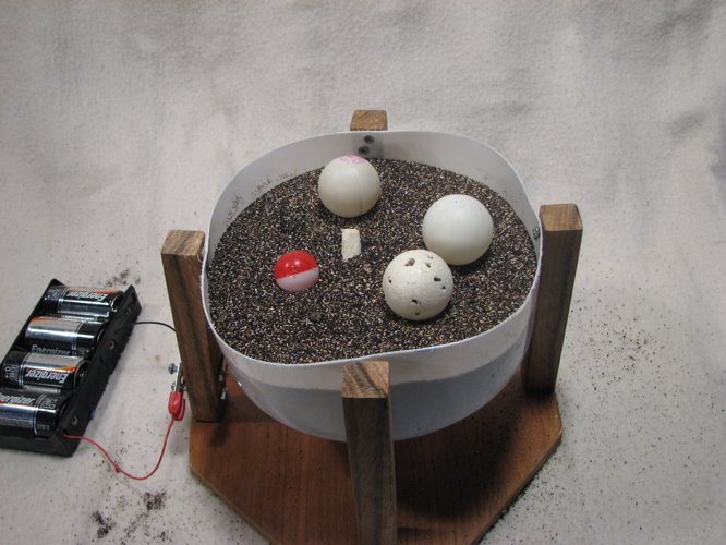 Buoyancy of Sand Vibrating Tub